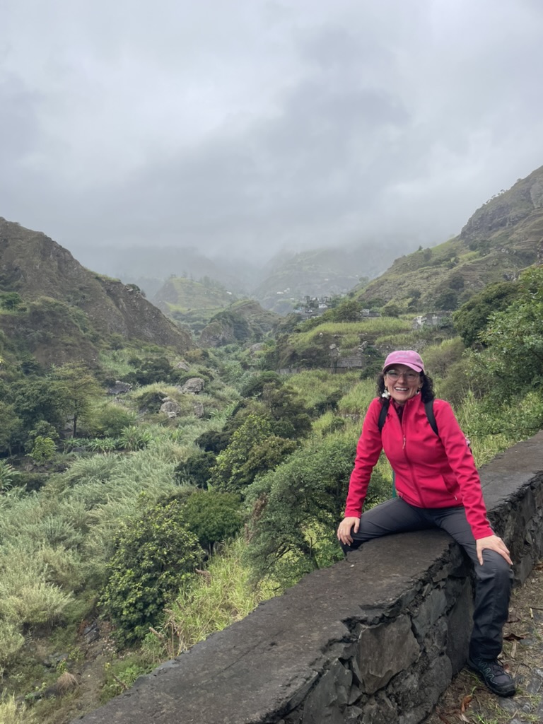 Hiking in the mountains of Cape Verde